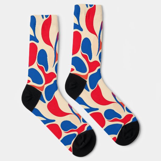 Abstract patroon sokken (Rechts)