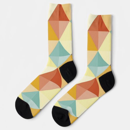 Abstract patroon sokken (Links)