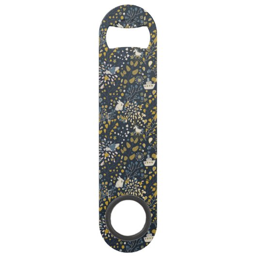 Abstract  patroon speed flessenopener (Voorkant)