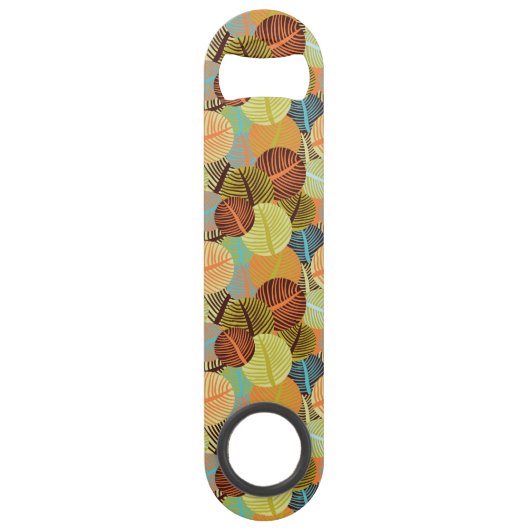 Abstract patroon speed flessenopener (Voorkant)