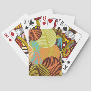 Abstract patroon speelkaarten