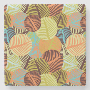 Abstract patroon stenen onderzetter