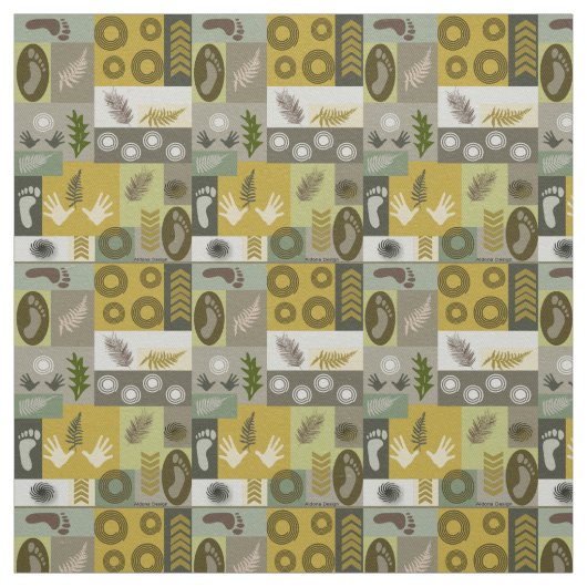 Abstract patroon stof (Swatch)