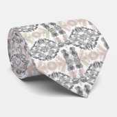 abstract patroon stropdas (Opgerold)