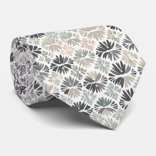 abstract patroon stropdas (Opgerold)