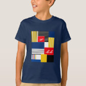 Abstract patroon . t-shirt (Voorkant)