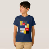Abstract patroon . t-shirt (Voorkant volledig)