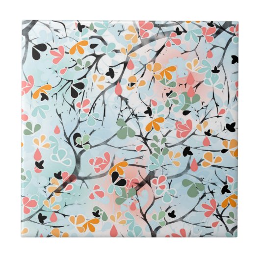 Abstract patroon tegeltje (Voorkant)