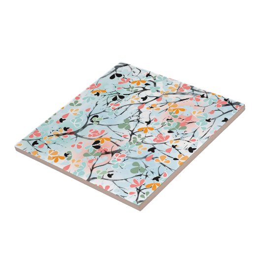 Abstract patroon tegeltje (Zijkant)