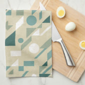 Abstract patroon theedoek (Quarter Fold)