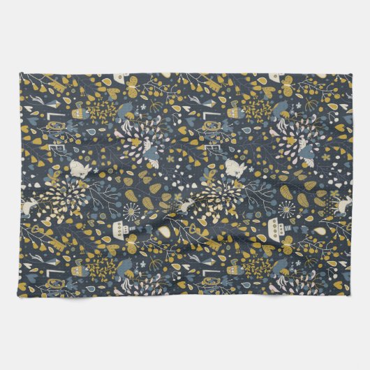 Abstract  patroon theedoek (Horizontaal)