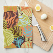 Abstract patroon theedoek (Quarter Fold)