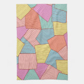 Abstract patroon theedoek (Verticaal)
