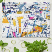 Abstract patroon theedoek (Gevouwen)