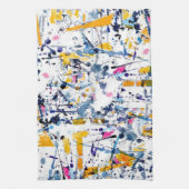 Abstract patroon theedoek (Verticaal)