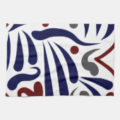 abstract patroon theedoek (Horizontaal)