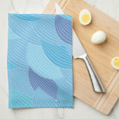 Abstract patroon theedoek (Quarter Fold)