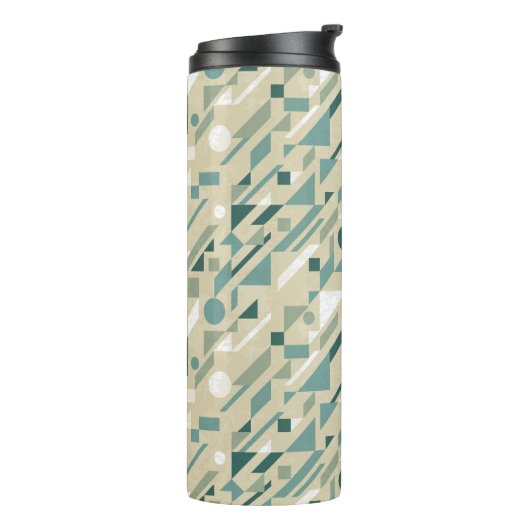 Abstract patroon thermosbeker (Gedraaid links)