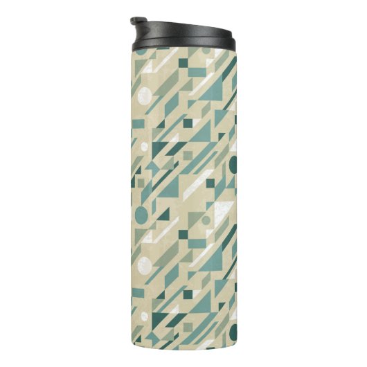 Abstract patroon thermosbeker (Geroteerd rechts)