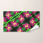 Abstract patroon tijdens dagvlucht sluiten bad handdoek (Handdoek)