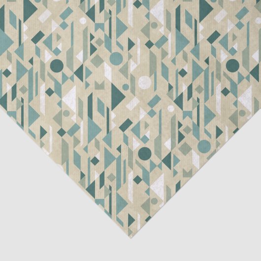 Abstract patroon tissuepapier (Detail)