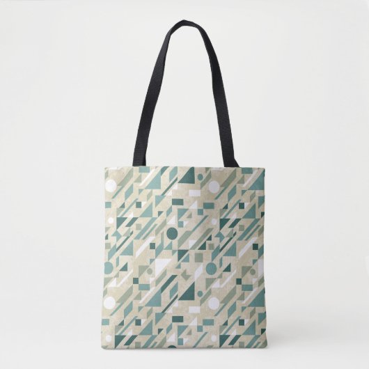 Abstract patroon tote bag (Voorkant)
