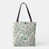 Abstract patroon tote bag (Achterkant)