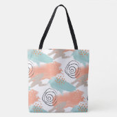 Abstract patroon tote bag (Voorkant)