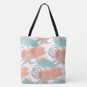 Abstract patroon tote bag (Achterkant)