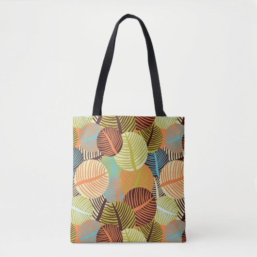 Abstract patroon tote bag (Voorkant)