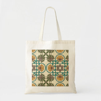 Abstract patroon tote bag