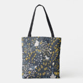 Abstract  patroon tote bag (Achterkant)