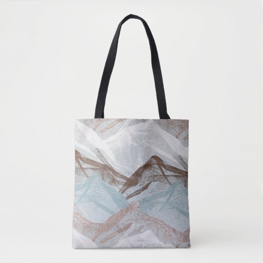 Abstract patroon tote bag (Voorkant)