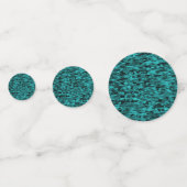 Abstract patroon turkoois zwart confetti (Voorkanten)