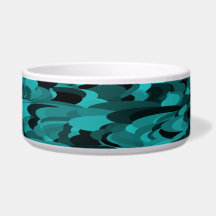 Abstract patroon turkoois zwart huisdier