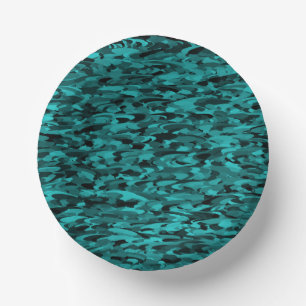 Abstract patroon turkoois zwart papieren kommen