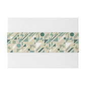 Abstract patroon uitnodigingen wikkel (Achterkant Voorbeeld)