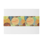 Abstract patroon uitnodigingen wikkel (Achterkant Voorbeeld)