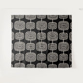 Abstract patroon van atoomringen wandkleed (Voorkant (horizontaal))