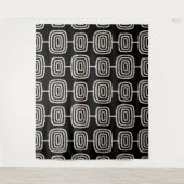 Abstract patroon van atoomringen wandkleed (Voorkant)