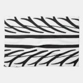 Abstract patroon van bandenprofieltextuur theedoek (Horizontaal)