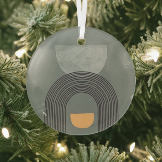 Abstract patroon van bohemen glas ornament (Insitu)