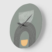 Abstract patroon van bohemen grote klok (Hoek)