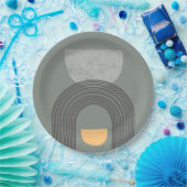 Abstract patroon van bohemen papieren bordje (Feest)