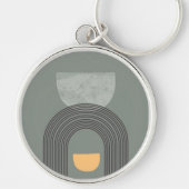 Abstract patroon van bohemen sleutelhanger (Voorkant)