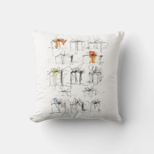 Abstract patroon van cadeaudozen kussen