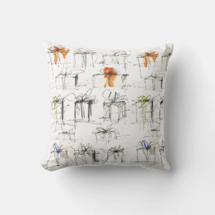 Abstract patroon van cadeaudozen kussen