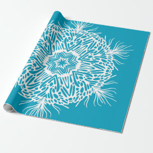 Abstract patroon van creatieve sneeuwvlokken. is cadeaupapier