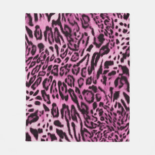 abstract patroon van de huid van de duitse luipaar fleece deken