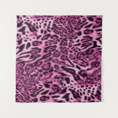 abstract patroon van de huid van de duitse luipaar wandkleed (Voorkant (horizontaal))